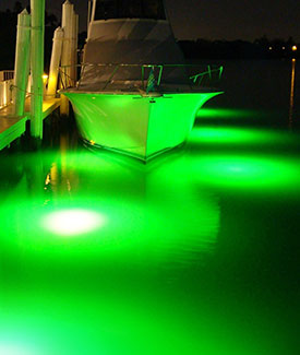Underwater Dock Lighting Installation